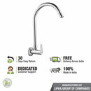 Virgo Sink Tap Brass Faucet with Round Swivel Spout (20 Inches) - LIPKA - Lipka Home