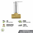 Kube Concealed Stop Valve (15mm) Brass Faucet - LIPKA - Lipka Home