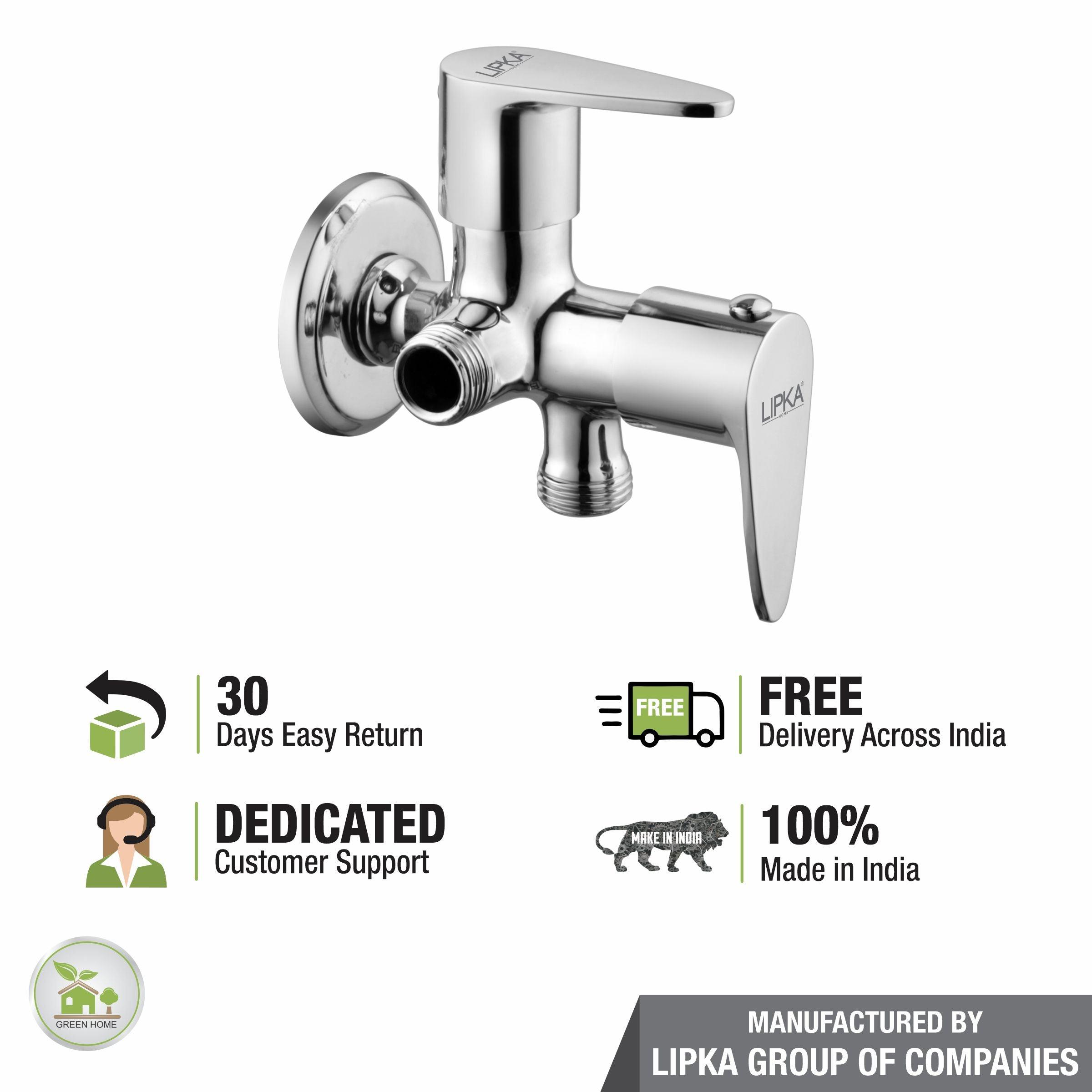 Lava Two Way Angle Valve Brass Faucet (Double Handle) - LIPKA - Lipka Home