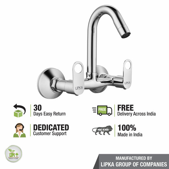 Orbiter Sink Mixer Brass Faucet with Swivel Spout Faucet - LIPKA - Lipka Home