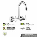 Kyron Sink Mixer Brass Faucet with Round Swivel Spout (12 Inches) - LIPKA - Lipka Home