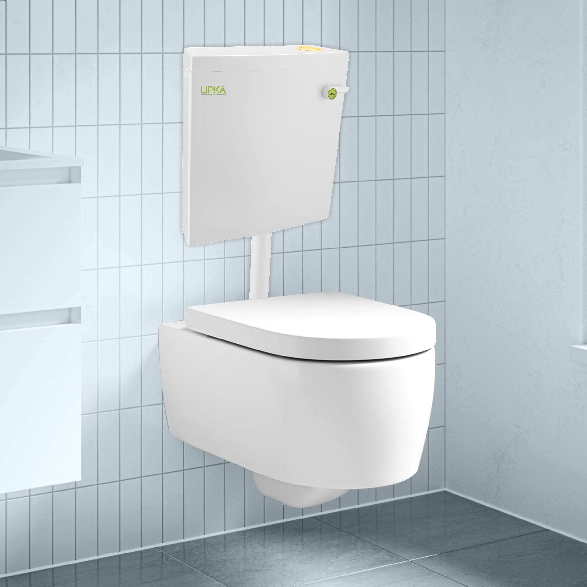 Square Flushing Cistern/ Flush Tank (White) - LIPKA - Lipka Home