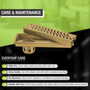 Wave Shower Drain Channel - Yellow Gold (12 x 5 Inches) - LIPKA - Lipka Home