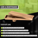 Palo Shower Drain Channel - Antique Copper (40 x 5 Inches) - LIPKA - Lipka Home