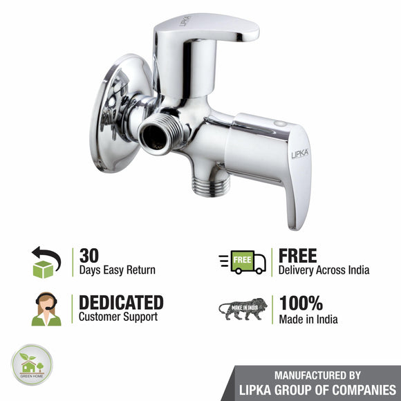Apple Angle Valve Two Way Double Handle Faucet - LIPKA - Lipka Home