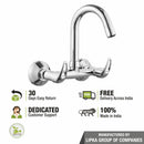 Pixel Sink Mixer Brass Faucet with Round Swivel Spout (12 Inches) - LIPKA - Lipka Home