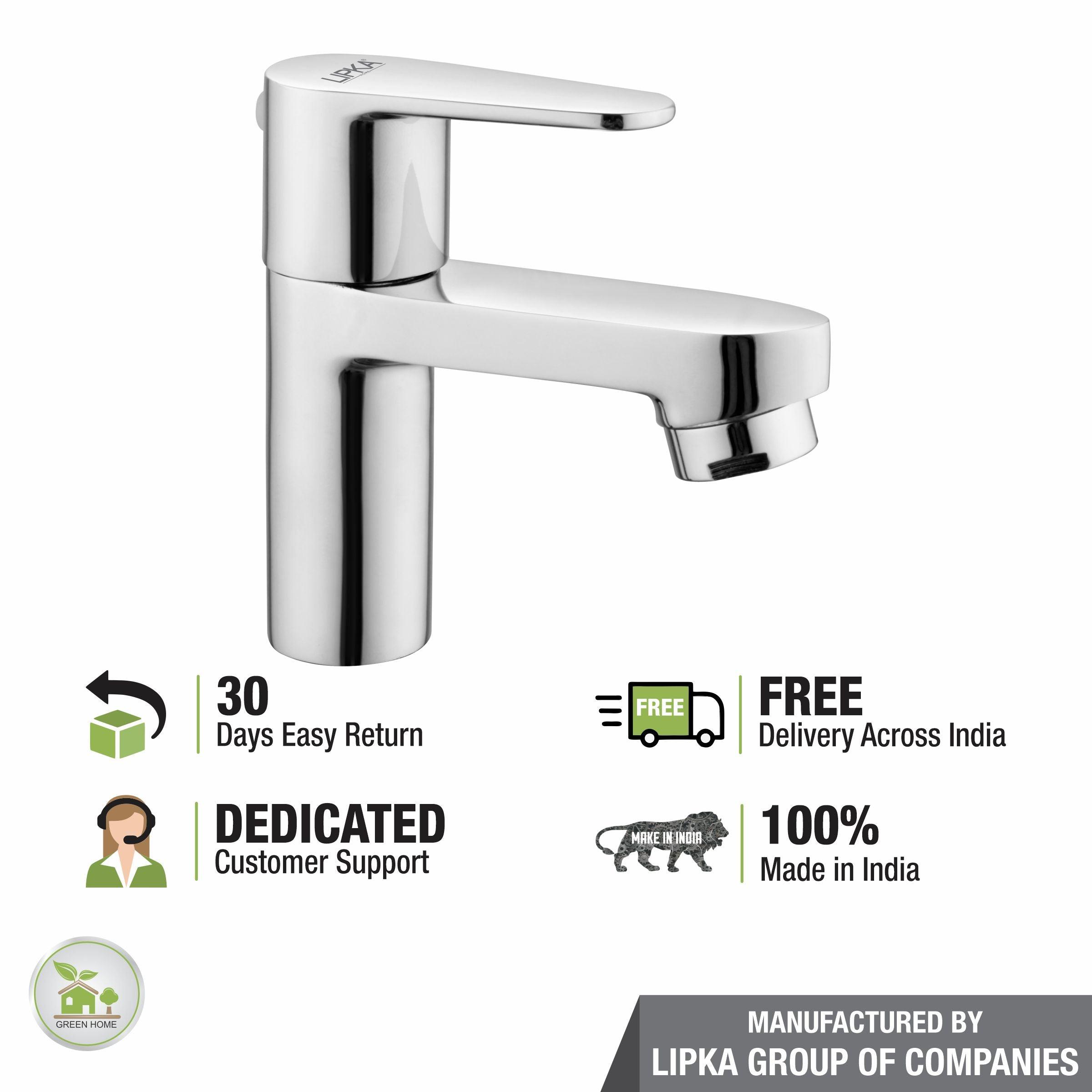 Virgo Pillar Tap Brass Faucet - LIPKA - Lipka Home