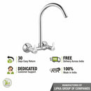 Fusion Sink Mixer Brass Faucet with Round Swivel Spout (20 Inches) - LIPKA - Lipka Home