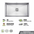 Handmade Single Bowl 304-Grade Kitchen Sink (32 x 20 x 10 Inches) - LIPKA - Lipka Home