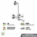 Kube Wall Mixer Brass Faucet with L Bend - LIPKA - Lipka Home