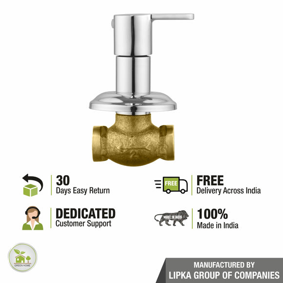 Fusion Concealed Stop Valve (15mm) Brass Faucet - LIPKA - Lipka Home