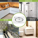 Saturn Square Flat Cut Floor Drain (6 x 6 Inches) - LIPKA - Lipka Home