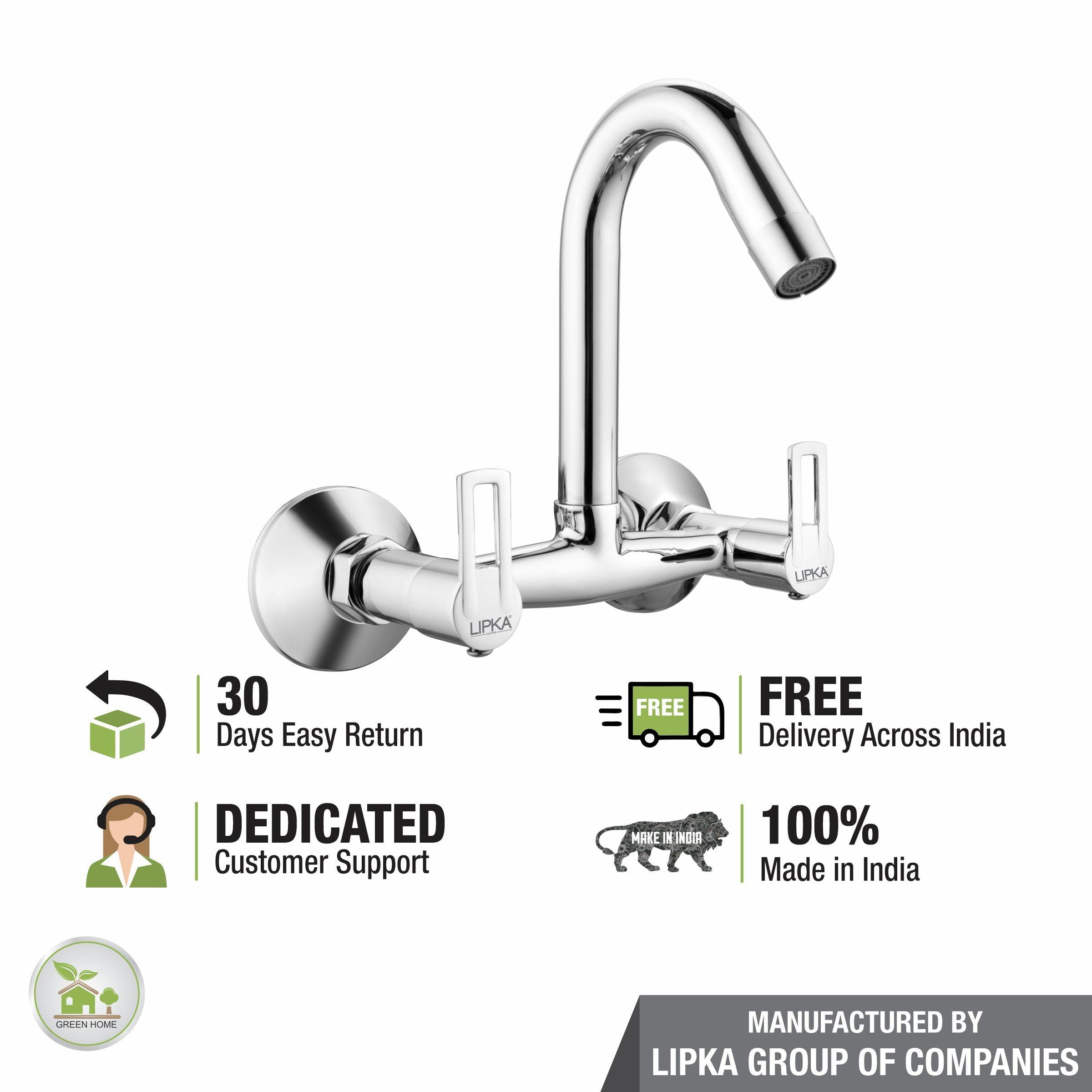 Kube Sink Mixer with Swivel Spout Faucet - LIPKA - Lipka Home