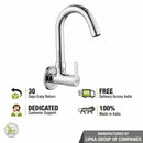 Fusion Sink Tap Brass Faucet with Round Swivel Spout (12 Inches) - LIPKA - Lipka Home