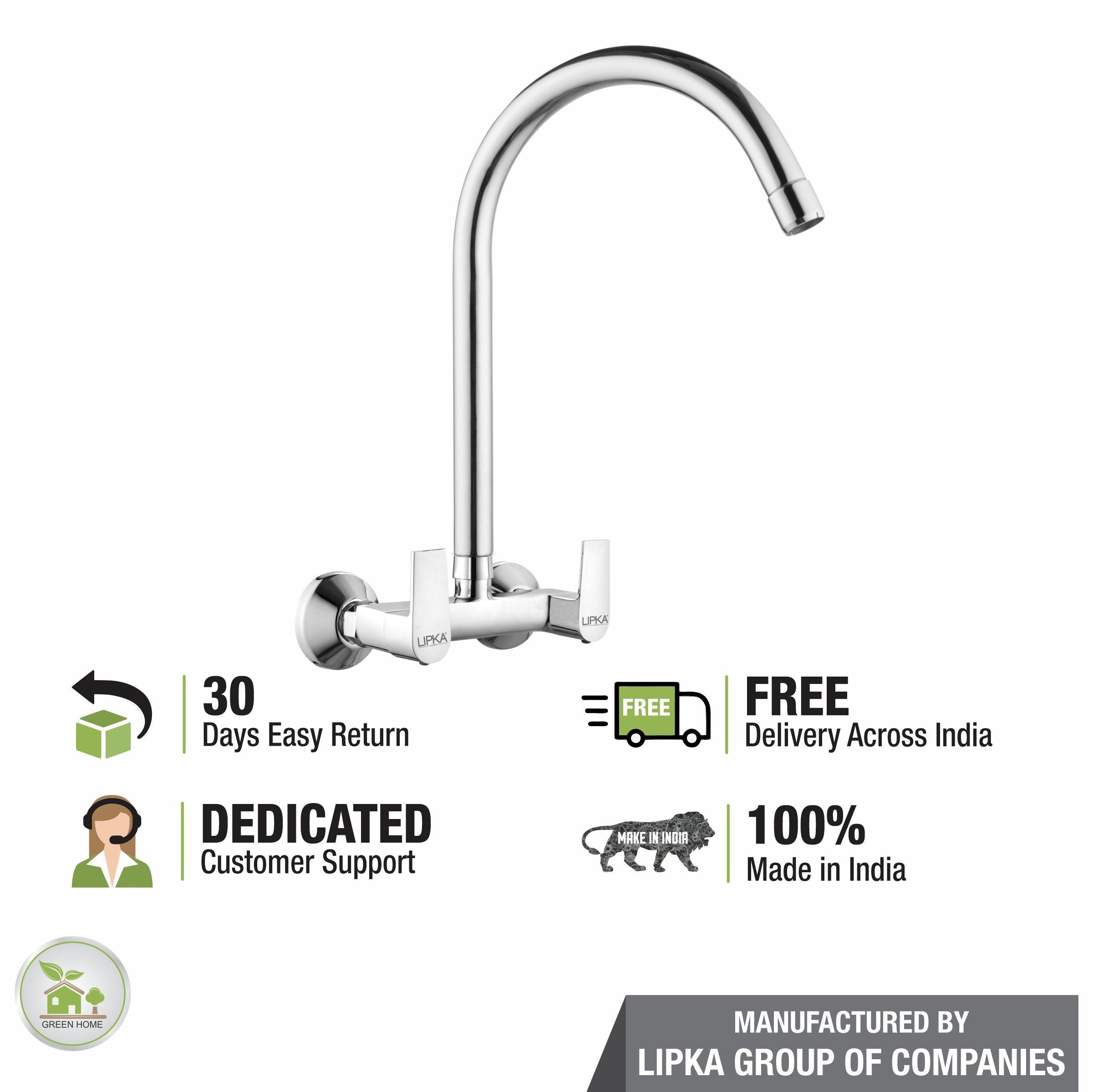 Victory Sink Mixer with Large (20 Inches) Round Swivel Spout Faucet - LIPKA - Lipka Home