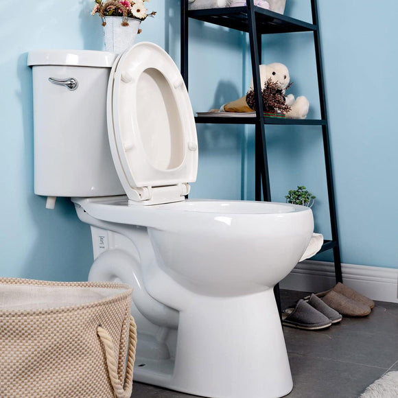 Oval Toilet Seat Cover PVC (White) |Commode not included| - LIPKA - Lipka Home