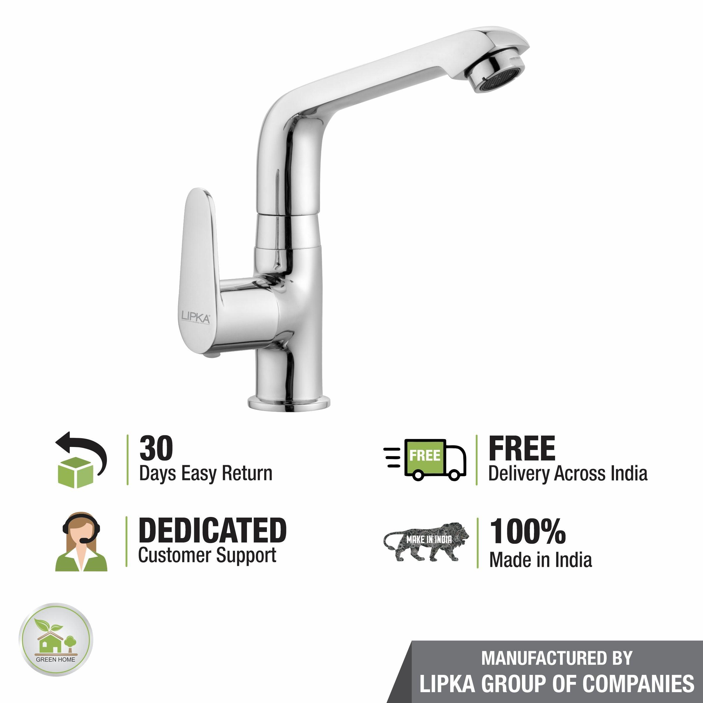 Virgo Swan Neck with Swivel Spout Faucet - LIPKA - Lipka Home