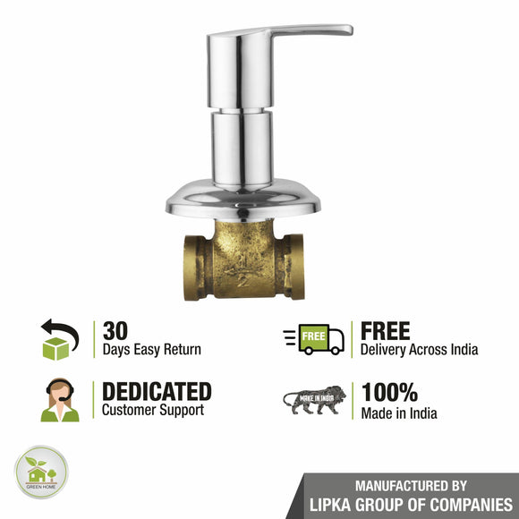Fusion Concealed Stop Valve (20mm) Brass Faucet - LIPKA - Lipka Home