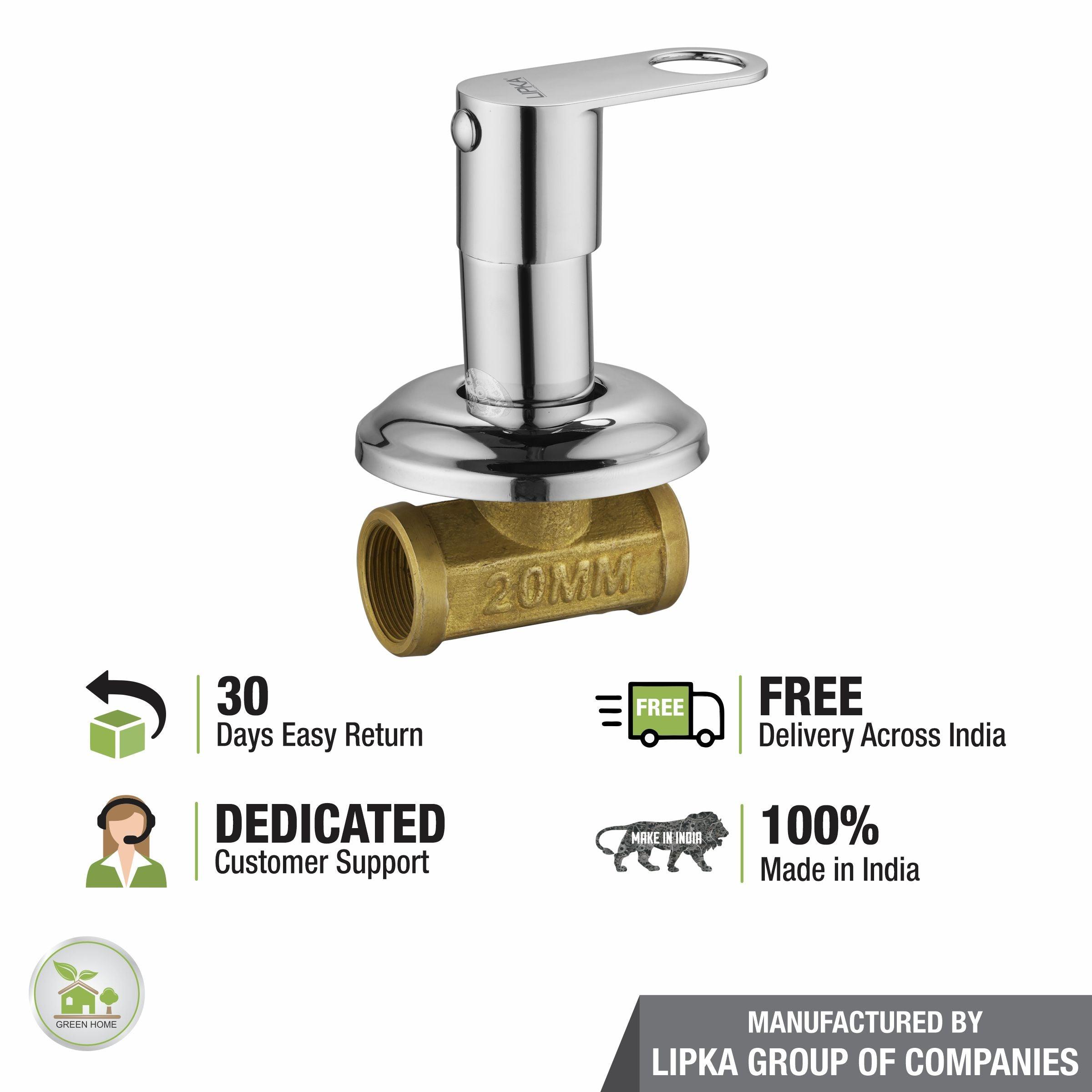 Orbiter Concealed Stop Valve (20mm) Brass Faucet - LIPKA - Lipka Home