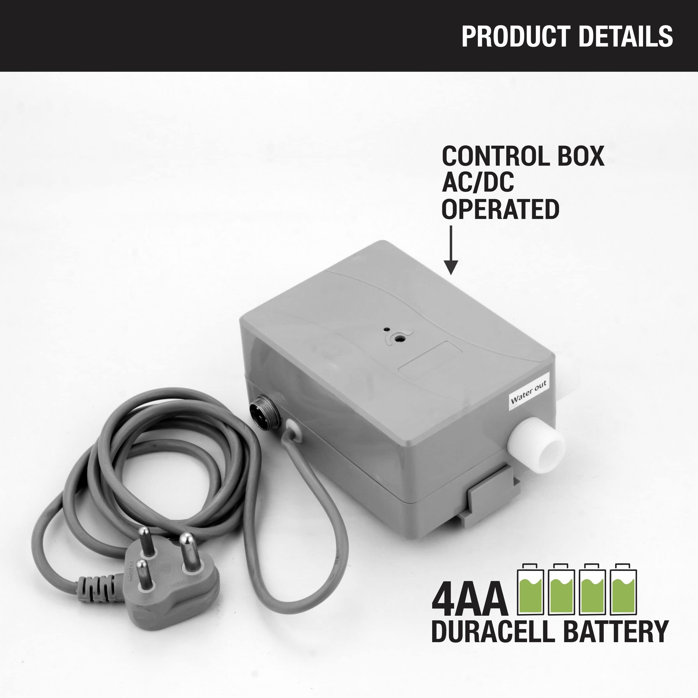 sensor faucet battery