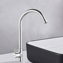 Kyron Swan Neck Brass Faucet with Round Swivel Spout (20 Inches) - LIPKA - Lipka Home