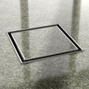 Tile Insert Square Floor Drain (4 x 4 Inches) - LIPKA - Lipka Home