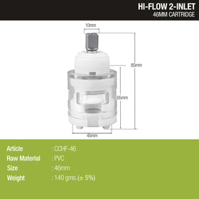 Ceramic Cartridge (46mm) for 2-inlet Hi-Flow Diverter - by LIPKA - Lipka Home