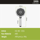 Cavia Multi Flow Hand Shower with Wall Hook & 304-Grade Shower Tube - LIPKA - Lipka Home