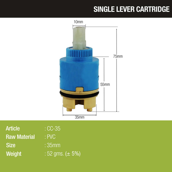 Ceramic Cartridge (35mm) - by LIPKA - Lipka Home