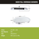 Snow Fall Overhead Shower (14 x 10 Inches) - LIPKA - Lipka Home