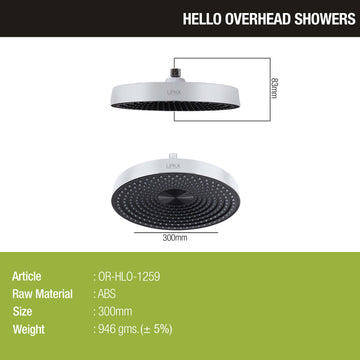 Hello Overhead Shower (12 Inches) - LIPKA - Lipka Home