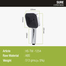 Sure Multi Flow Hand Shower with Wall Hook & 304-Grade Shower Tube - LIPKA - Lipka Home