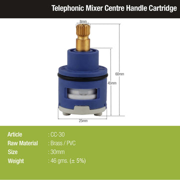 Ceramic Cartridge (30mm) - by LIPKA - Lipka Home