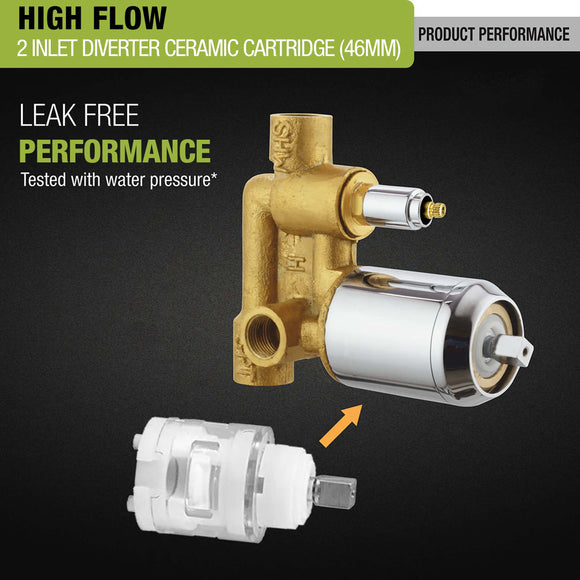 Ceramic Cartridge (46mm) for 2-inlet Hi-Flow Diverter - by LIPKA - Lipka Home