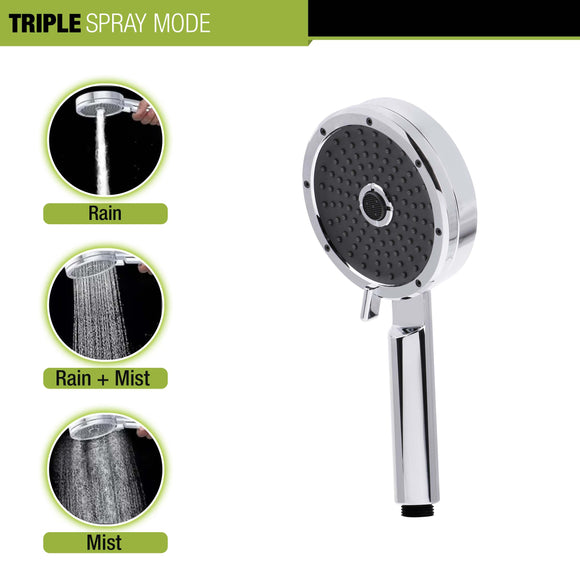 Cavia Multi Flow Hand Shower with Wall Hook & 304-Grade Shower Tube - LIPKA - Lipka Home