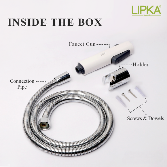Nion White Health Faucet (Complete Set) - LIPKA - Lipka Home