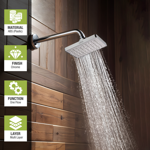 Pro Overhead Shower (4 x 4 Inches) - LIPKA - Lipka Home