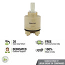 Ceramic Cartridge (40mm) for 2-Inlet Diverter - by LIPKA - Lipka Home