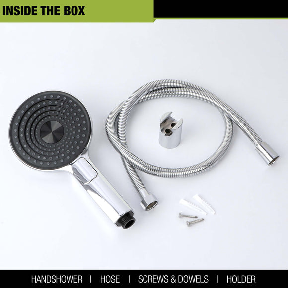 Rozzi Multi Flow Hand Shower with Wall Hook & 304-Grade - Lipka Home