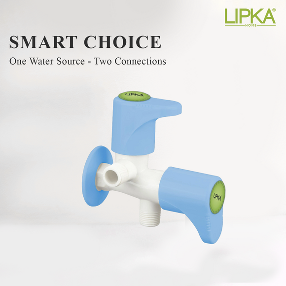 Nobel Two Way Angle Valve PTMT Faucet (Double Handle) - LIPKA - Lipka Home