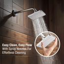 Pro Overhead Shower (4 x 4 Inches) - LIPKA - Lipka Home