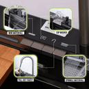 Piano Waterfall Kitchen Sink (30 x 18 x 9 inches) with Pull-out Mixer Faucet & RO Tap - LIPKA - Lipka Home