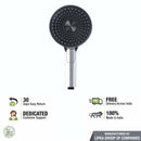 Rozzi Multi Flow Hand Shower with Wall Hook & 304-Grade - Lipka Home