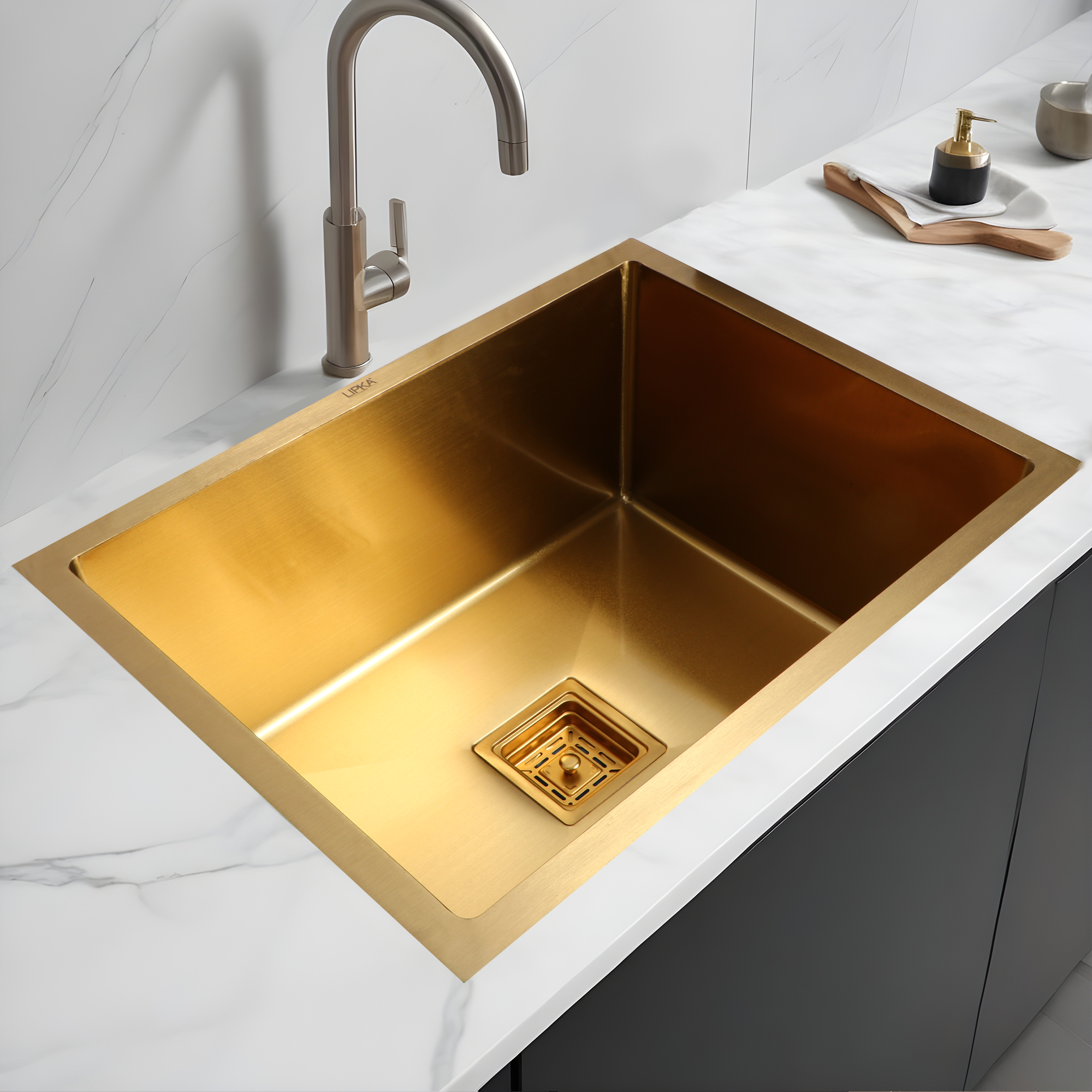 golden kitchen sink handmade