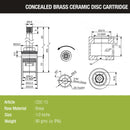 Ceramic Cartridge (15mm) - by LIPKA - Lipka Home