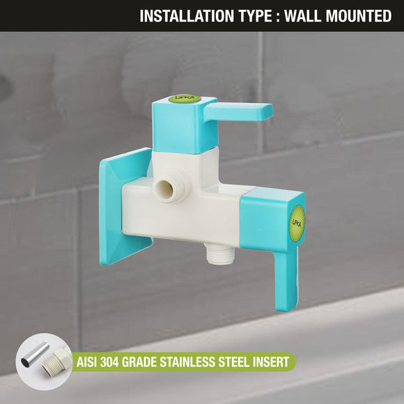 Aura Two Way Angle Valve PTMT Faucet (Double Handle) - LIPKA - Lipka Home