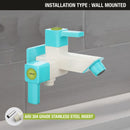 Aura Two Way Bib Tap PTMT Faucet (Double Handle) - LIPKA - Lipka Home