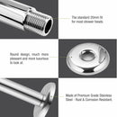 Ceiling Round Shower Arm (12 Inches) - LIPKA - Lipka Home