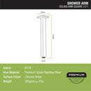 Ceiling Shower Arm (12 Inches) - LIPKA - Lipka Home