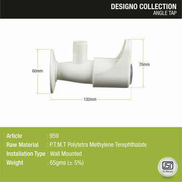 Designo Angle Valve PTMT Faucet - LIPKA - Lipka Home
